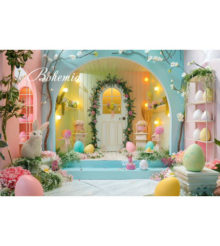 Пролетен Великденски фотографски фон 76