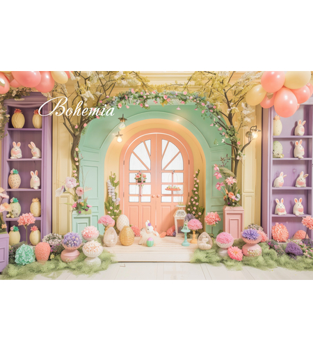 Пролетен Великденски фотографски фон 103