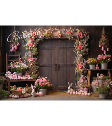 Пролетен Великденски фотографски фон 24