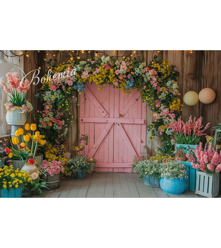 Пролетен Великденски фотографски фон 03