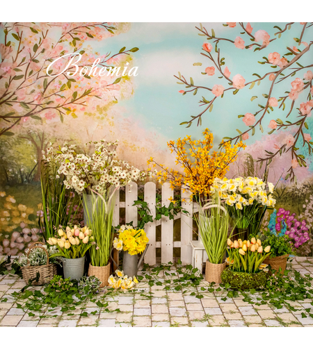 Пролетен Великденски фотографски фон 39