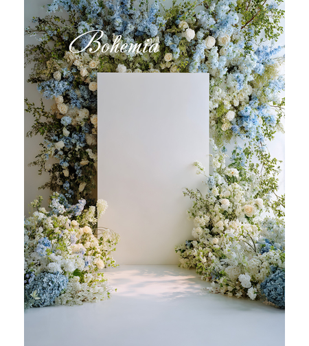 Пролетен фотографски фон с цветя 129