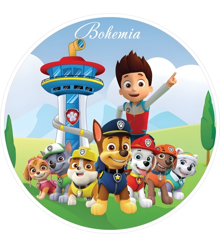 Фон винил Пес Патрул