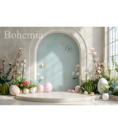 Пролетен Великденски фотографски фон 26