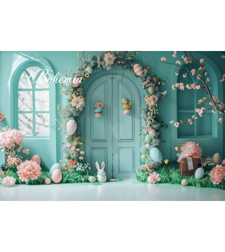 Пролетен Великденски фотографски фон 91