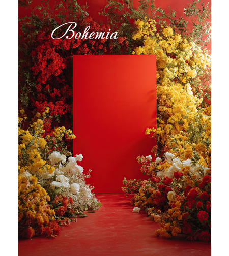 Пролетен фотографски фон с цветя 117