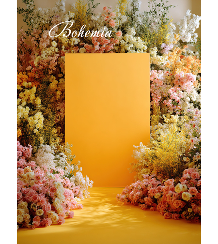 Пролетен фотографски фон с цветя 58