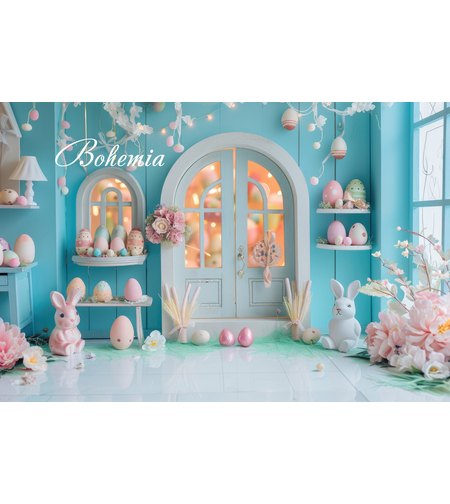 Пролетен Великденски фотографски фон 120