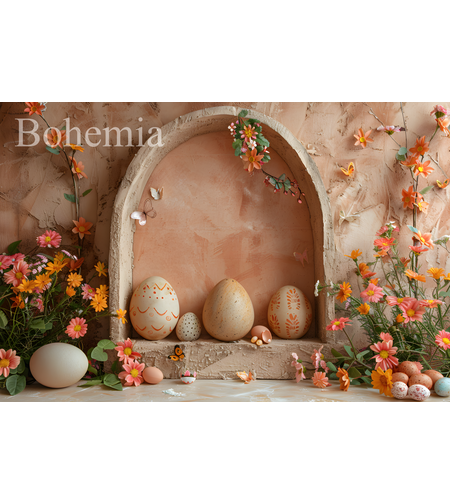 Пролетен Великденски фотографски фон 15