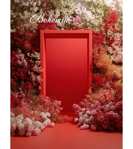 Пролетен фотографски фон с цветя 55