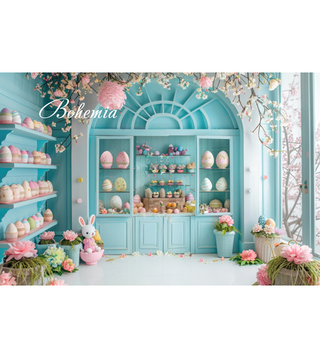 Пролетен Великденски фотографски фон 86