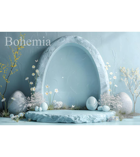 Пролетен Великденски фотографски фон 21