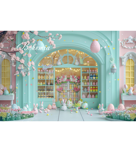 Пролетен Великденски фотографски фон 96