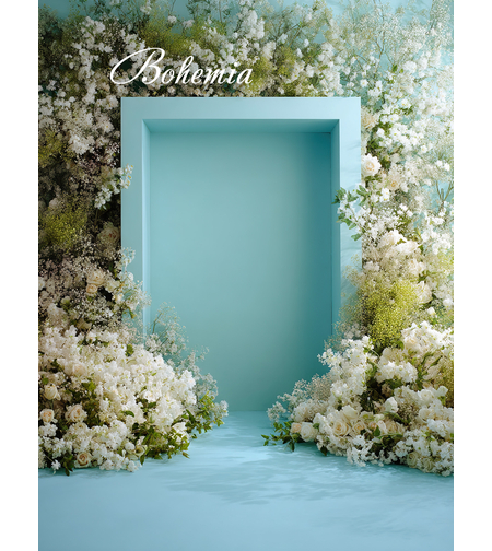 Пролетен фотографски фон с цветя 51