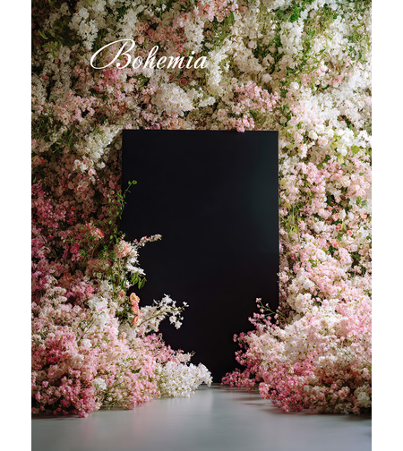 Пролетен фотографски фон с цветя 76