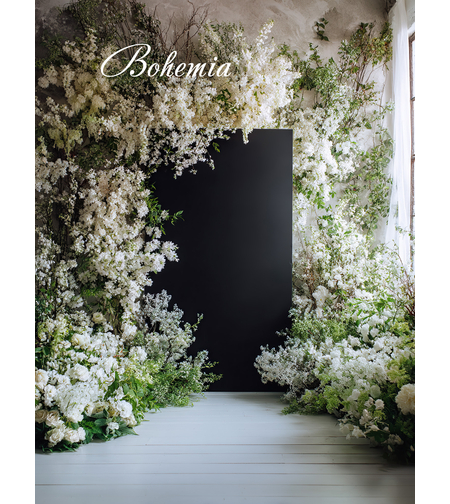 Пролетен фотографски фон с цветя 154