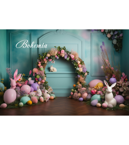 Пролетен Великденски фотографски фон 101