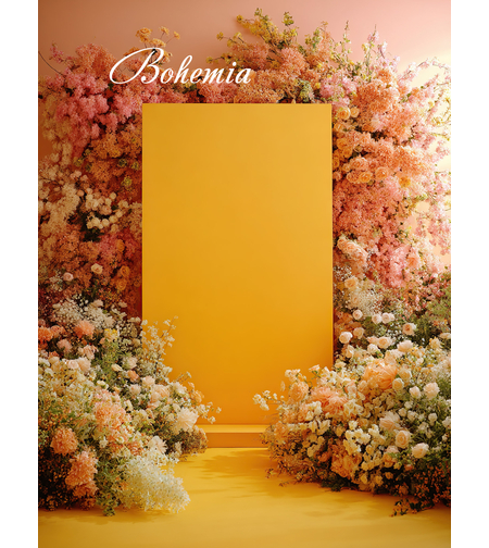 Пролетен фотографски фон с цветя 86