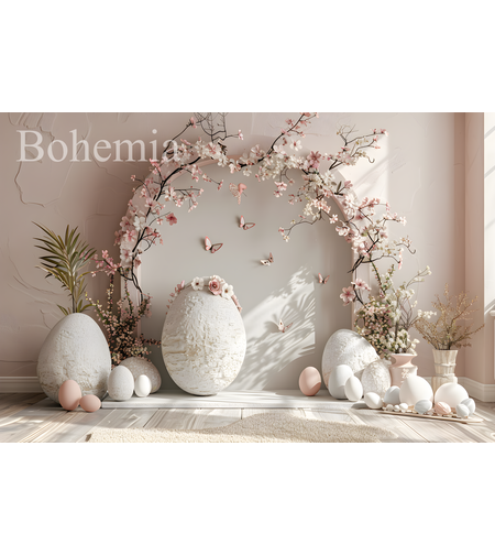 Пролетен Великденски фотографски фон 28