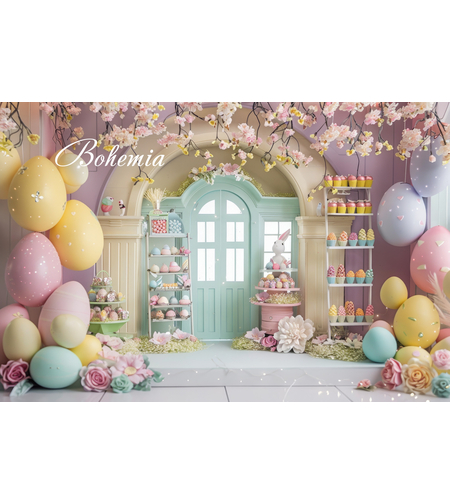 Пролетен Великденски фотографски фон 102