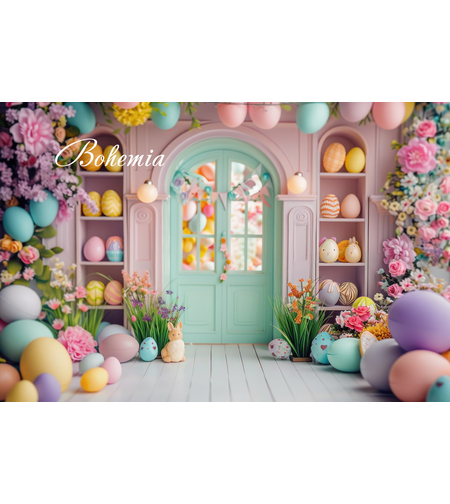 Пролетен Великденски фотографски фон 122