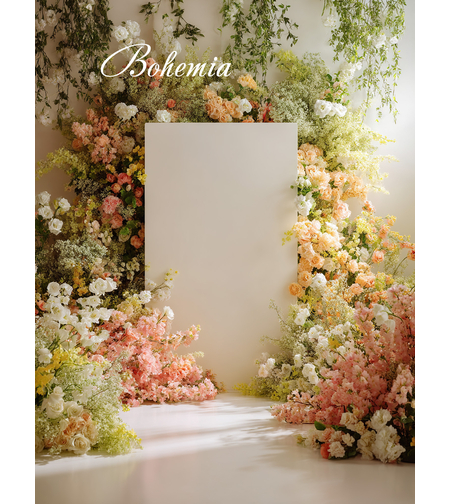 Пролетен фотографски фон с цветя 146