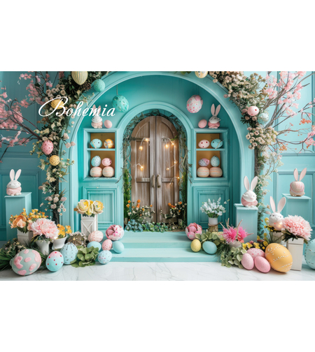 Пролетен Великденски фотографски фон 87