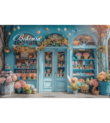 Пролетен Великденски фотографски фон 90