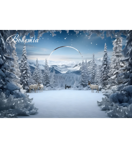 Коледен фон - пейзаж 29