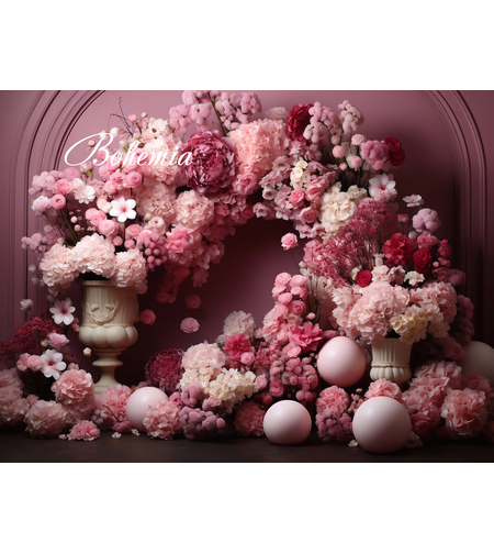 Пролетен фотографски фон с цветя 27