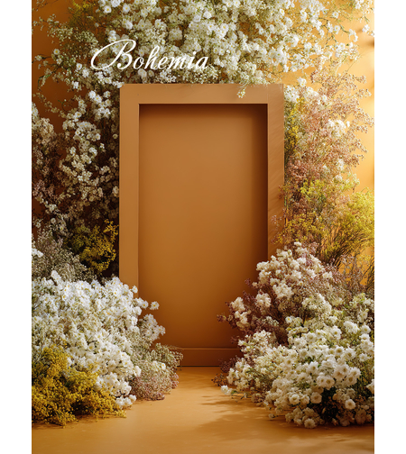 Пролетен фотографски фон с цветя 98