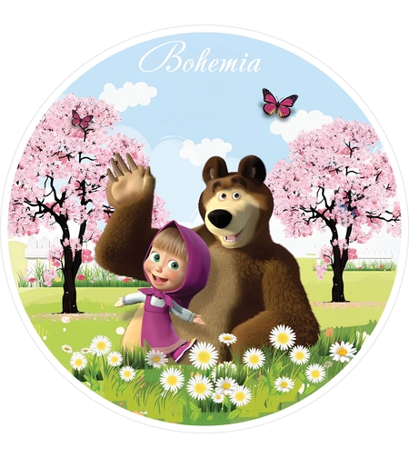 Фон винил Маша и Мечокът