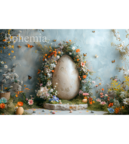 Пролетен Великденски фотографски фон 05