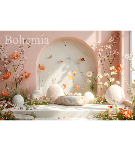 Пролетен Великденски фотографски фон 34