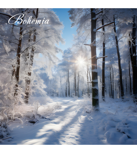 Коледен фон - пейзаж 06