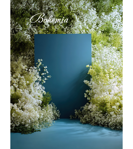 Пролетен фотографски фон с цветя 80