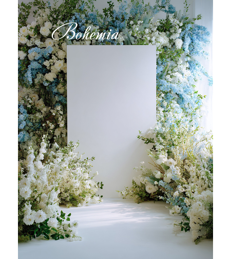 Пролетен фотографски фон с цветя 110