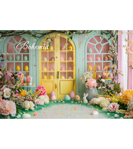 Пролетен Великденски фотографски фон 84