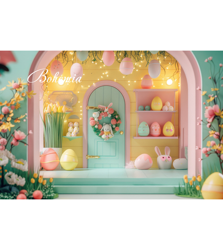 Пролетен Великденски фотографски фон 125