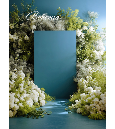 Пролетен фотографски фон с цветя 138