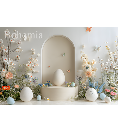 Пролетен Великденски фотографски фон 29