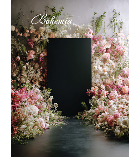 Пролетен фотографски фон с цветя 145