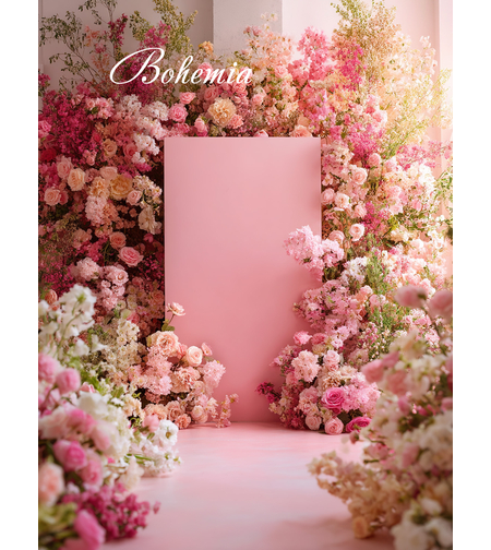 Пролетен фотографски фон с цветя 61