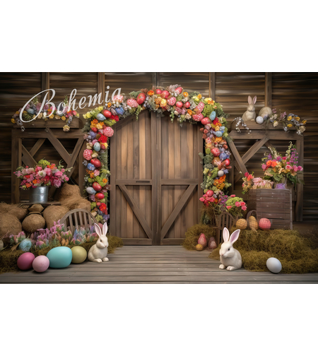 Пролетен Великденски фотографски фон 09