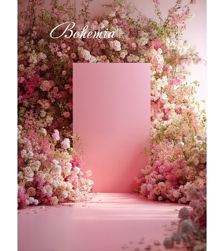 Пролетен фотографски фон с цветя 78