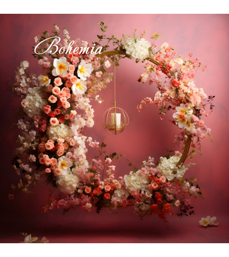 Пролетен фотографски фон с цветя 15