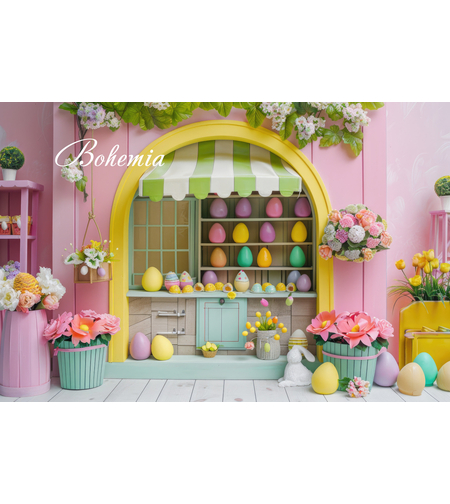 Пролетен Великденски фотографски фон 98