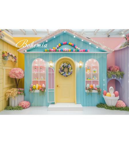 Пролетен Великденски фотографски фон 108