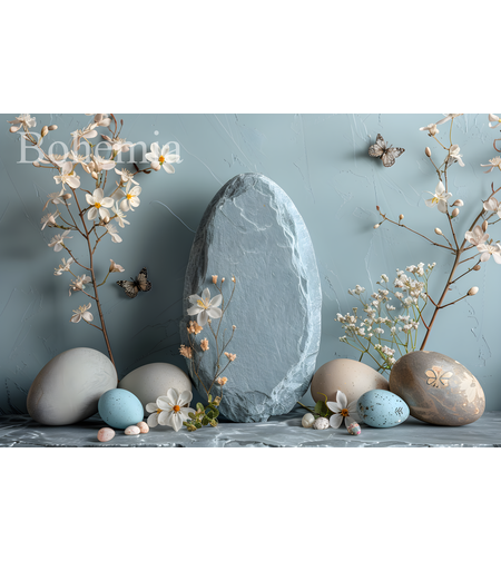 Пролетен Великденски фотографски фон 19