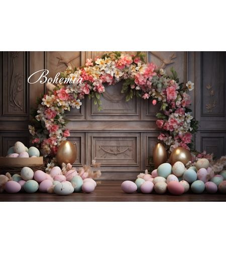 Пролетен Великденски фотографски фон 109